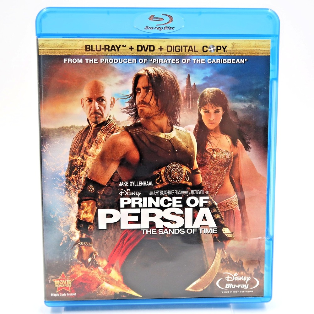 Prince of Persia The Sands of Time Blu-ray DVD Disney 2010 Jake Gyllenhaal PG